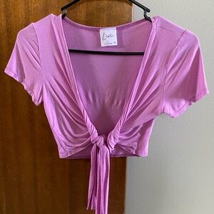 Bright Lilac Crop Top